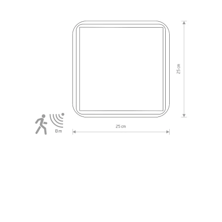 Lampa sufitowa nowoczesna TAHOE SENSOR 10041 - Nowodvorski