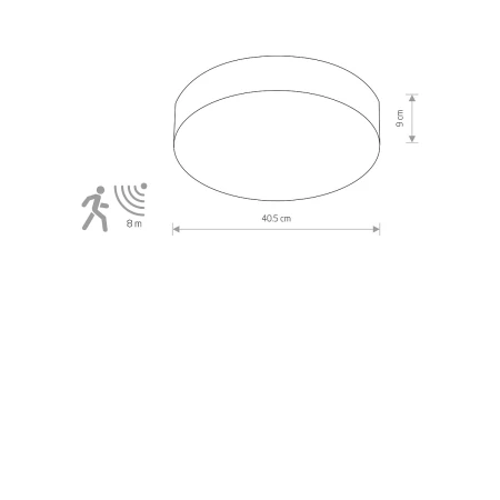 Lampa sufitowa nowoczesna ARENA SENSOR 10177 - Nowodvorski