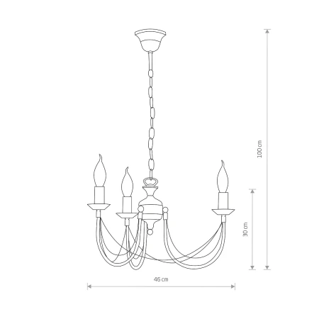 Lampa wisząca ARES 204 - Nowodvorski