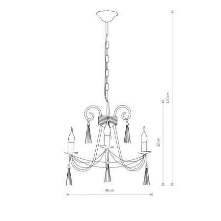 Żyrandol TWIST 2764 - Nowodvorski