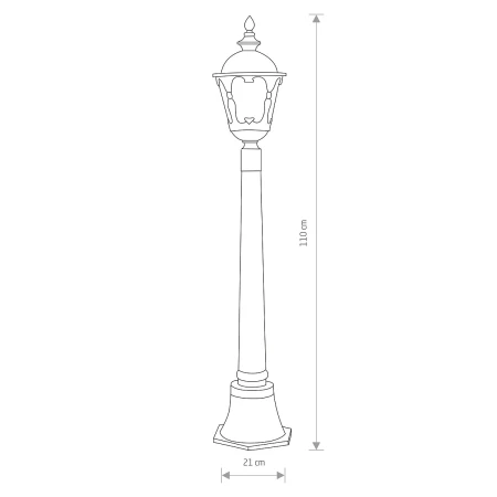 Lampa ogrodowa TYBR 4685 - Nowodvorski