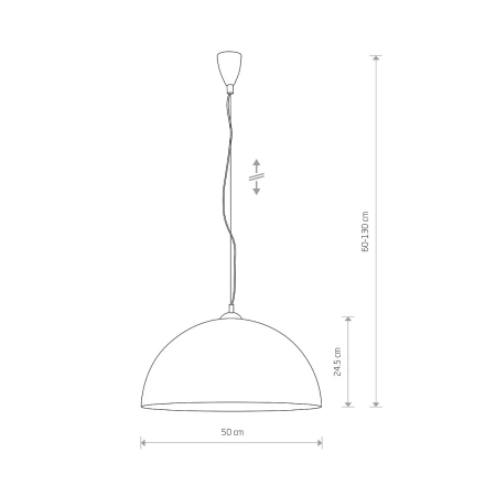 Lampa Hampton wisząca HEMISPHERE L 4856 - Nowodvorski