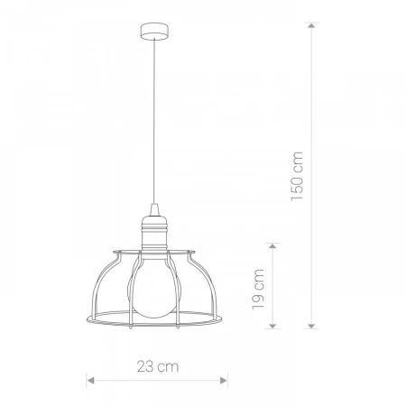Lampa loft wisząca WORKSHOP C 6335 - Nowodvorski