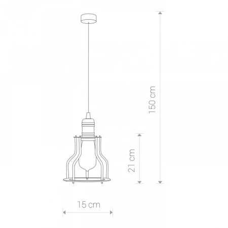 Lampa loft wisząca WORKSHOP B 6336 - Nowodvorski