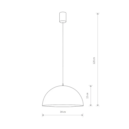 Lampa Hampton wisząca HEMISPHERE RUST S 6367 - Nowodvorski