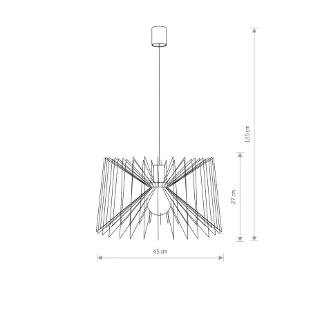 Lampa loft wisząca NESS 6768 - Nowodvorski