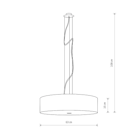 Lampa wisząca nowoczesna VIVIANE 6774 - Nowodvorski