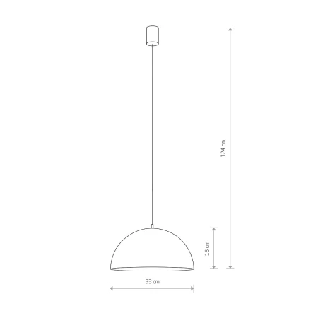 Lampa Hampton wisząca HEMISPHERE HIT S 6777 - Nowodvorski