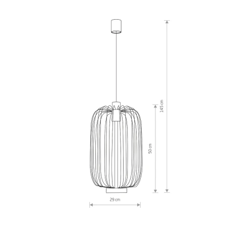 Lampa loft wisząca CAGE 6844 - Nowodvorski