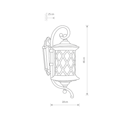 Kinkiet nowoczesny LANTERN 6911 - Nowodvorski