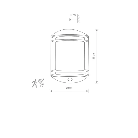 Kinkiet nowoczesny QUARTZ SENSOR 7016 - Nowodvorski