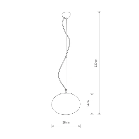 Lampa wisząca nowoczesna NUAGE M 7025 - Nowodvorski