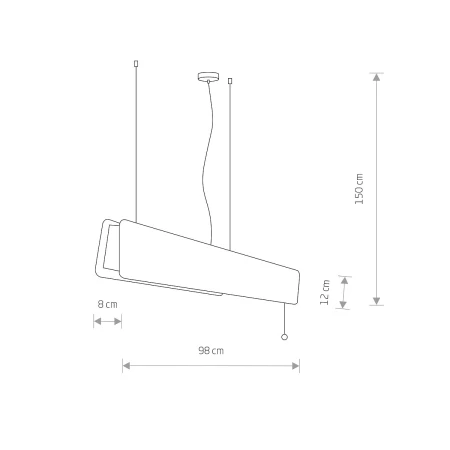 Lampa wisząca nowoczesna OSLO LED 90 7522 - Nowodvorski