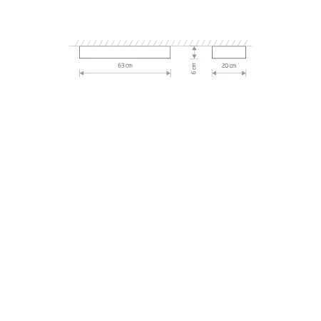 Lampa sufitowa SOFT CEILING LED 60X20 7526 - Nowodvorski