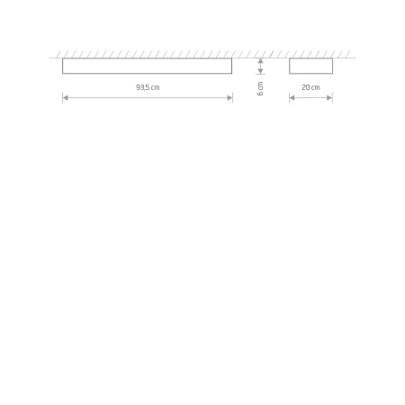 Lampa sufitowa SOFT CEILING LED 90X20 7542 - Nowodvorski
