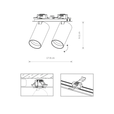 Lampa wpuszczana MONO SURFACE 7690 - Nowodvorski
