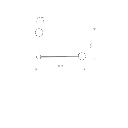Kinkiet designerski ORBIT 7804 - Nowodvorski