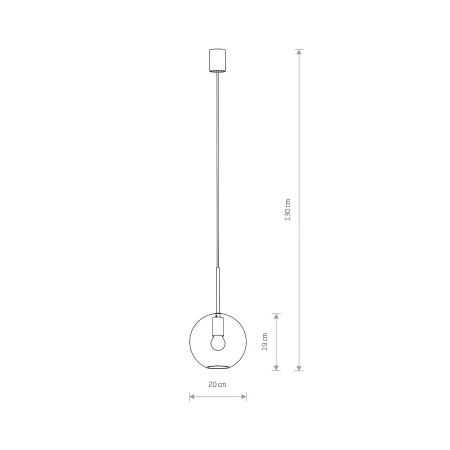 Lampa wisząca nowoczesna SPHERE M 7848 - Nowodvorski