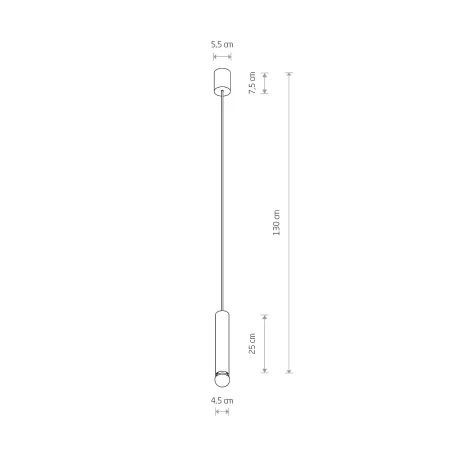 Lampa wisząca nowoczesna BATON 7851 - Nowodvorski