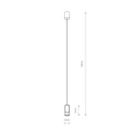 Lampa wisząca nowoczesna CYLINDER S 7870 - Nowodvorski