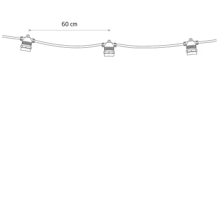 Girlanda FESTOON LIGHTS 9m 7872 - Nowodvorski
