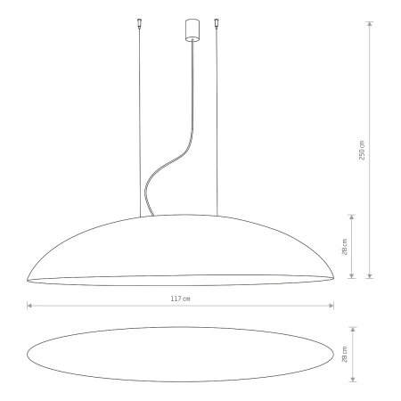 Lampa wisząca nowoczesna CANOE 7926 - Nowodvorski
