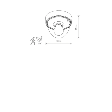Lampa sufitowa nowoczesna NOOK SENSOR 7975 - Nowodvorski