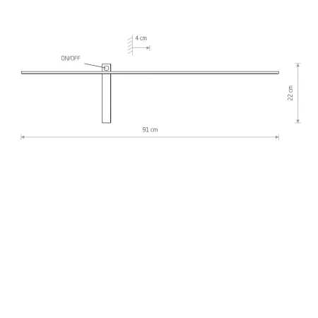 Kinkiet designerski IMPULSE LED M 8116 - Nowodvorski