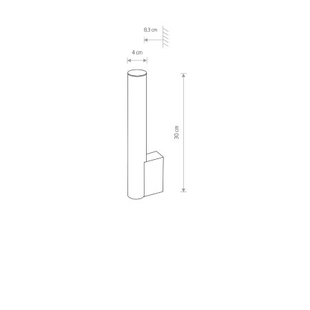 Kinkiet nowoczesny ICE TUBE LED S 8121 - Nowodvorski