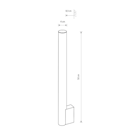 Kinkiet nowoczesny ICE TUBE LED M 8122 - Nowodvorski