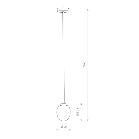 Lampa wisząca nowoczesna ICE EGG A 8124 - Nowodvorski