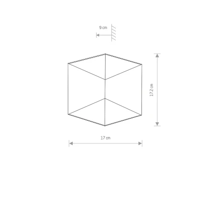 Kinkiet nowoczesny TRIANGLES LED 8141 - Nowodvorski