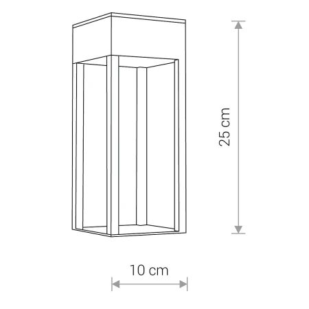 Kinkiet loft STRUCTURE LED 8146 - Nowodvorski