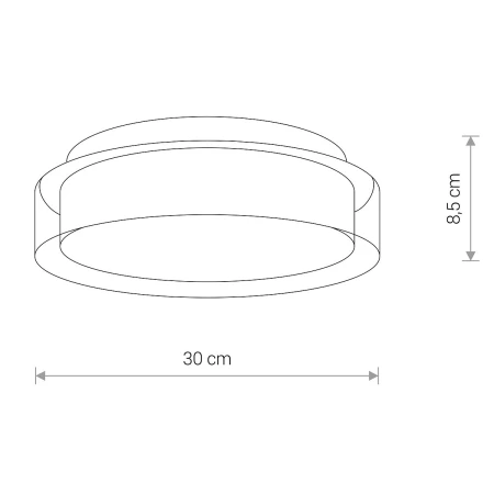 Lampa sufitowa nowoczesna PAN LED S 8173 - Nowodvorski