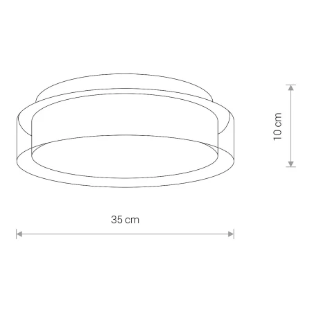 Lampa sufitowa nowoczesna PAN LED M 8174 - Nowodvorski