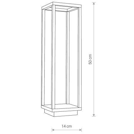 Lampa ogrodowa SYMMETRY LED 8180 - Nowodvorski