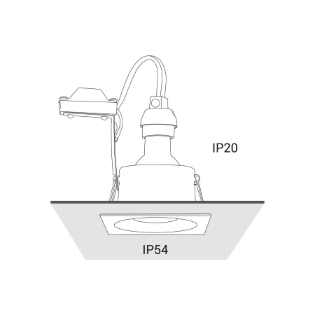 Lampa wpuszczana DELTA 8368 - Nowodvorski