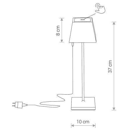 Lampa stojąca ogrodowa MAHE LED 8398 - Nowodvorski
