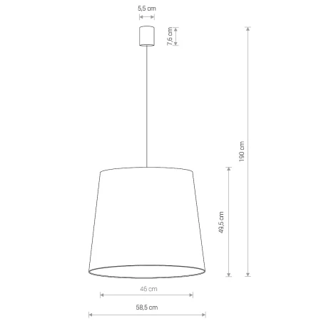 Lampa wisząca nowoczesna CONE L 8440 - Nowodvorski