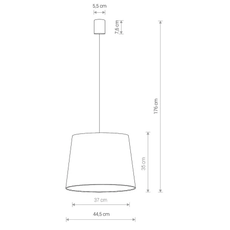 Lampa wisząca nowoczesna CONE M 8442 - Nowodvorski