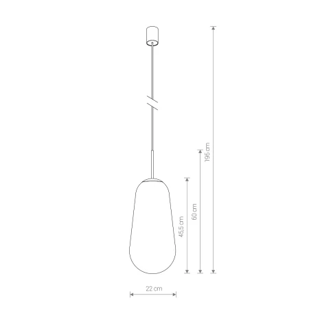 Lampa wisząca nowoczesna PEAR L 8671 - Nowodvorski
