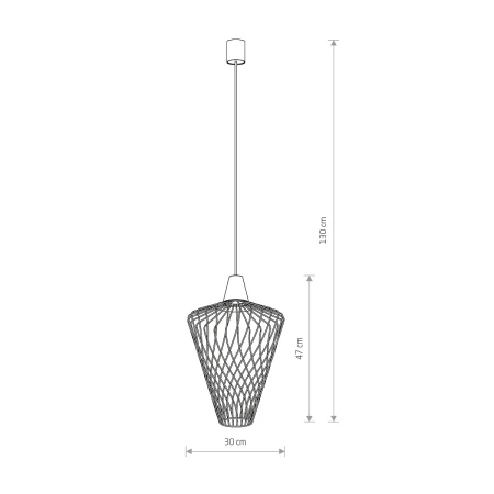Lampa loft wisząca WAVE L 8857 - Nowodvorski