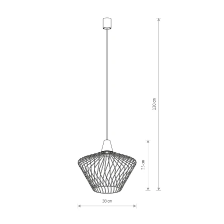 Lampa loft wisząca WAVE S 8858 - Nowodvorski