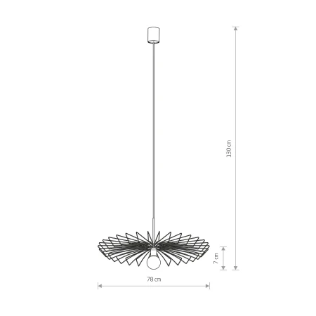 Lampa loft wisząca UMBRELLA 8874 - Nowodvorski