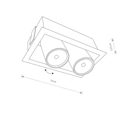 Lampa wpuszczana EYE MOD 8940 - Nowodvorski