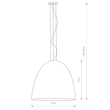 Lampa wisząca nowoczesna EGG XL 9025 - Nowodvorski