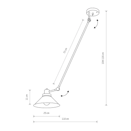 Lampa loft wisząca TECHNO 9144 - Nowodvorski