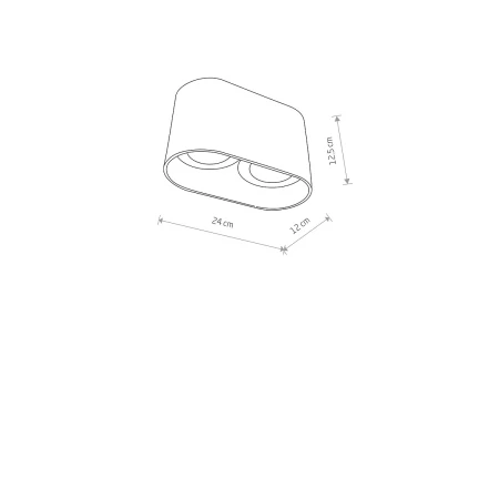 Lampa sufitowa OVAL 9240 - Nowodvorski
