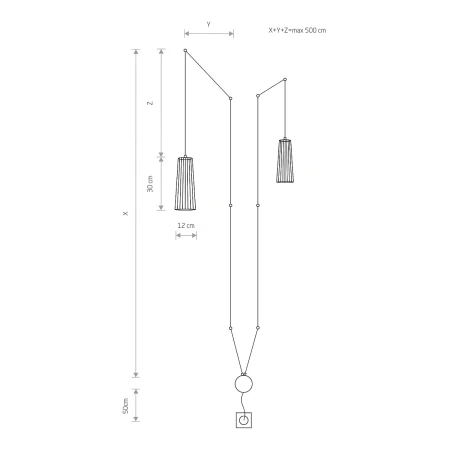 Kinkiet loft DOVER 9263 - Nowodvorski