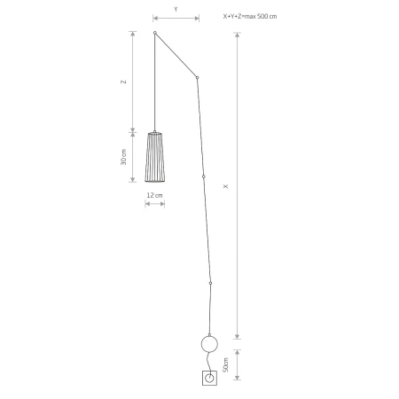Kinkiet loft DOVER 9264 - Nowodvorski